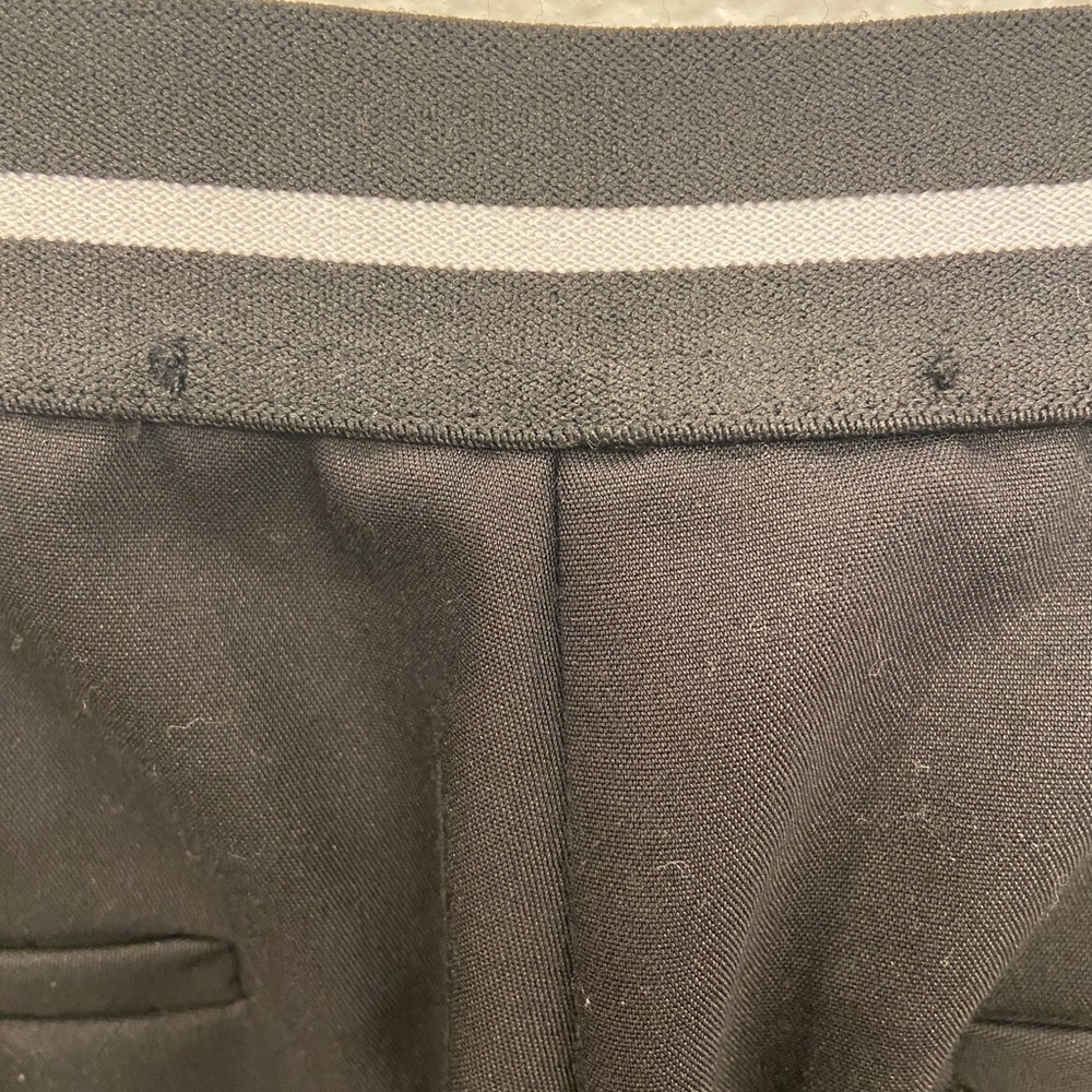 Zara Basic Collection Cropped Flat Front Stripe T… - image 10